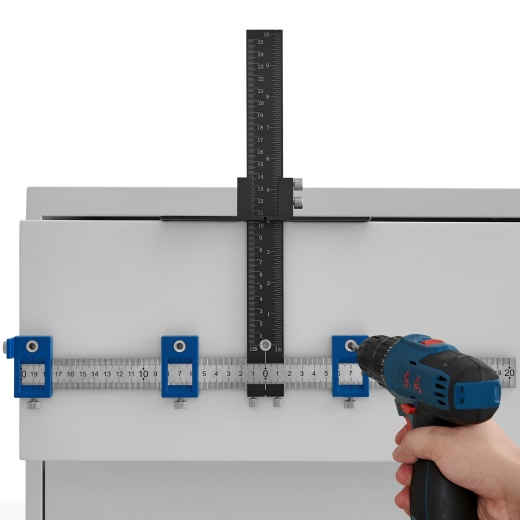 VEVOR Cabinet Hardware Jig - Adjustable Cabinet Handle Template for Door Drawer Front Knobs Handles
