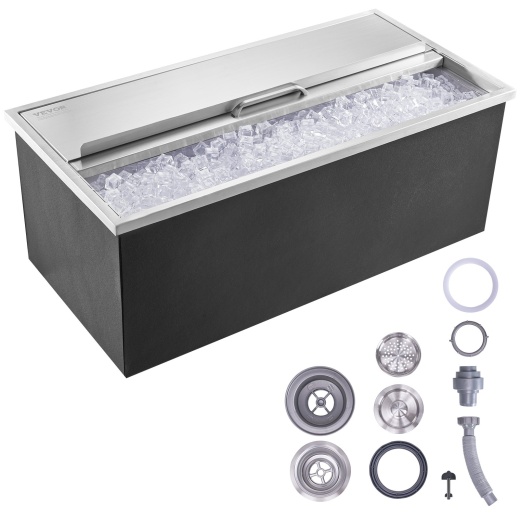 Vevor Drop In Ice Chest - Premium Stainless Steel Ice Cooler