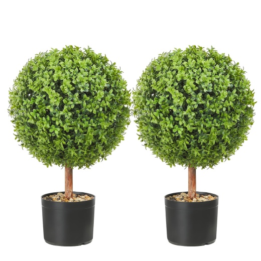 Vevor 2x Artificial Boxwood Ball Ø40,6cm Garden Deco