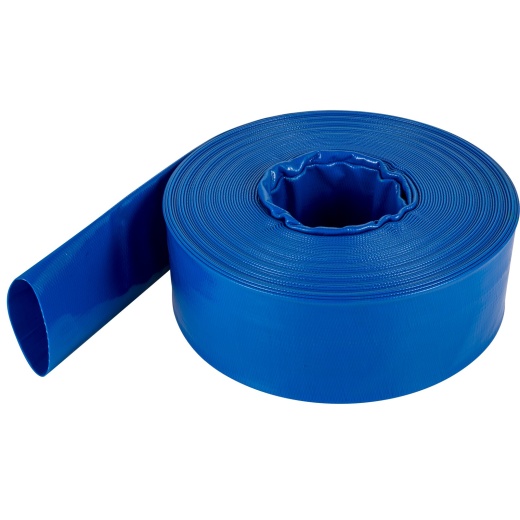 Vevor Discharge Hose - Heavy Duty PVC Lay Flat Hose, 3" X 53'