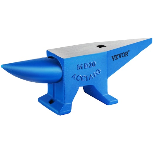 Vevor Single Horn Anvil 44Lbs Steel Anvil for Forge Tools and Equipment