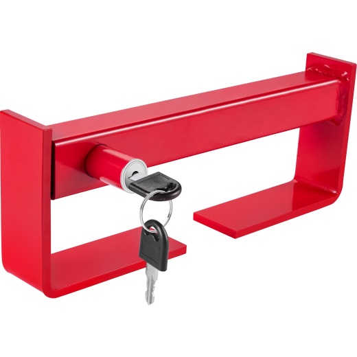 Vevor Cargo Container Lock 9.84"-17.32" Locking Distance,Semi Truck Door Locks With 2 Keys, Shipping Container Accessories Red Powder-Coated With Spring Lock (Small Size)