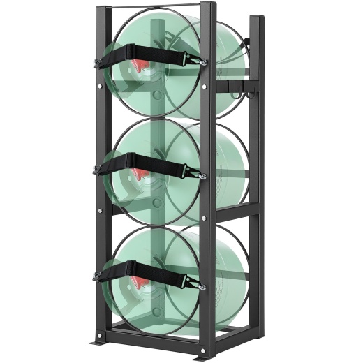 Vevor Refrigerant Tank Rack - Cylinder Tank Rack for Freon, Gases, Oxygen, Nitrogen