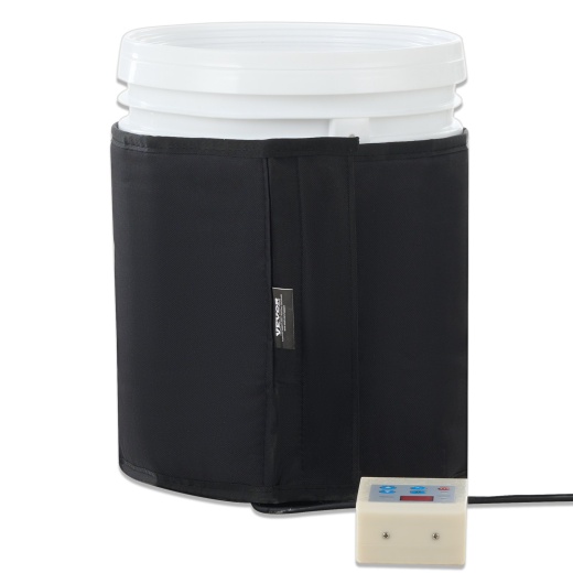 Vevor 5 Gal Metal Drum Heater 250W 0-145℉ Adjustable W/ Independent Thermostat