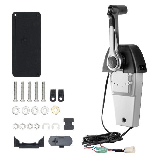 Vevor Boat Throttle Control, 704-48205-P1 Top-Mounted Outboard Remote Control Box for Yamaha 4-Stroke