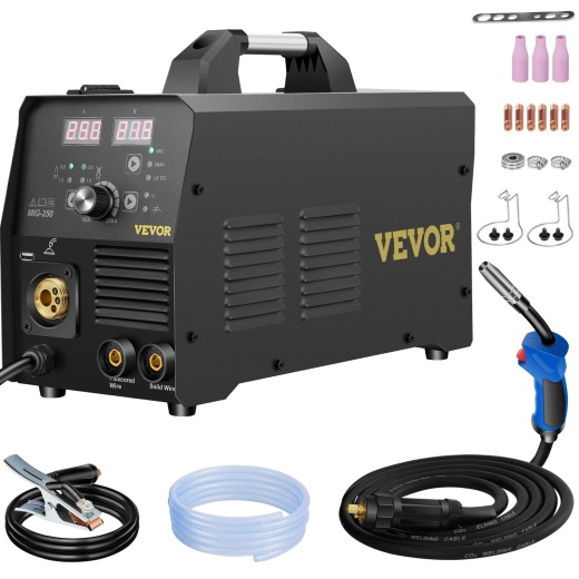 Vevor 250Amp MIG Welder - 3 in 1 Welding Machine with IGBT Inverter