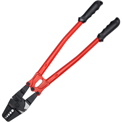 Vevor Hand Swager Crimper 24 Inch - Swaging Tool 5 Cavity 1/16" 3/32" 1/8" 5/32" 3/16"