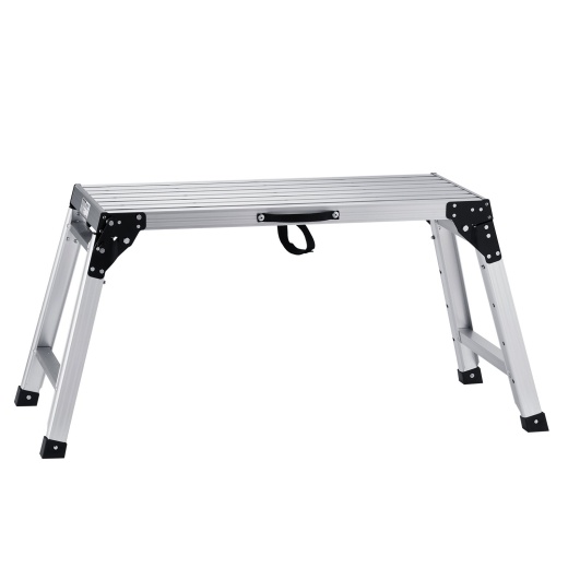 Vevor 330 Lbs Work Platform Folding Aluminum Drywall Ladder