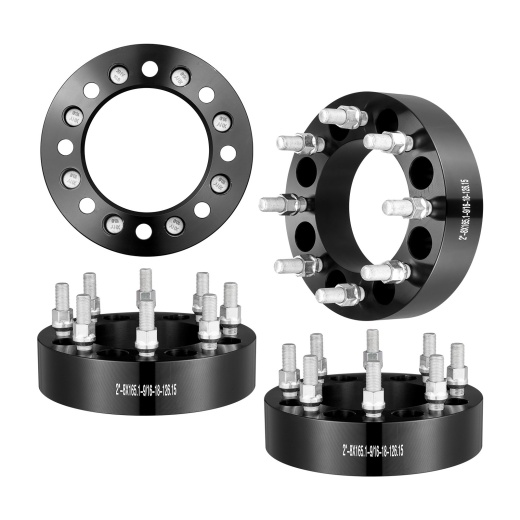 Vevor 2" 8"x6.5" Wheel Spacers Wheel Adapters - 8 Lug Forged Spacer (2 Pcs Black)