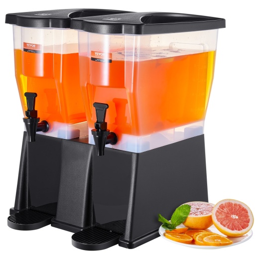 Vevor Beverage Dispenser - 3 Gallon X 2 Drink Dispensers for Parties