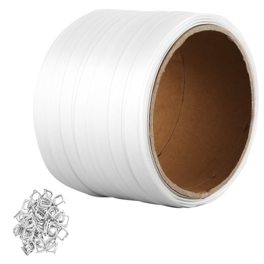 Vevor Packaging Woven Strapping Roll 3/4" X 0.03" X 330' Banding Strap 1763 Lbs