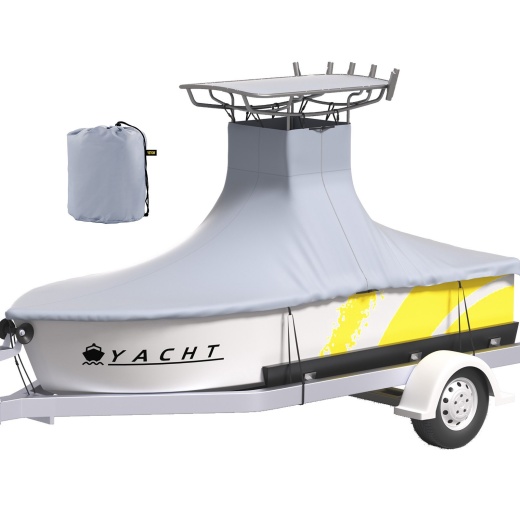 Vevor T-Top Boat Cover for 20'-22' Boats - Heavy Duty and Waterproof