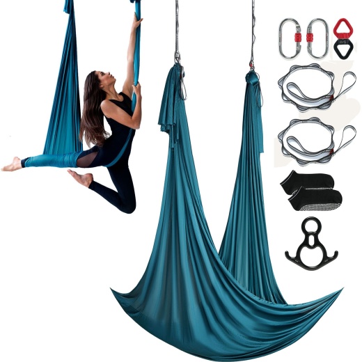 Vevor Aerial Silk & Yoga Swing, 11 Yards, Aerial Yoga Hammock Kit