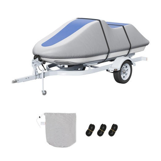 Vevor Jet Ski Cover - 126"-135" Trailerable Waterproof Pwc Cover