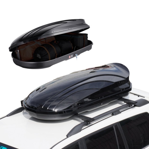 Vevor Rooftop Cargo Carrier 11 Cubic Feet Luggage Storage Box Abs For Suvs Cars