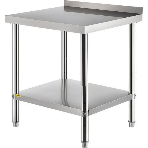 Vevor Stainless Steel Prep Table - Heavy Duty Commercial Workstation