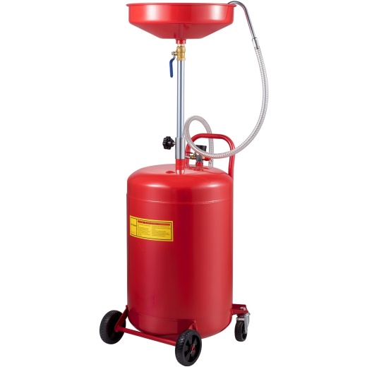 Vevor Waste Oil Drain Tank 20 Gallon Portable Oil Drain