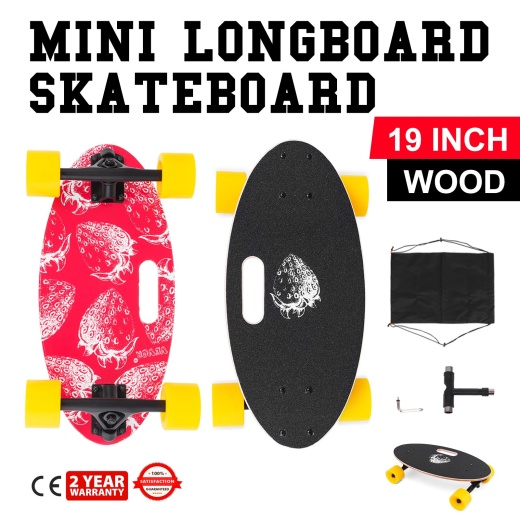 Vevor 19 Inch Longboard Skateboard - 440LBS Strong Cruiser Skateboard