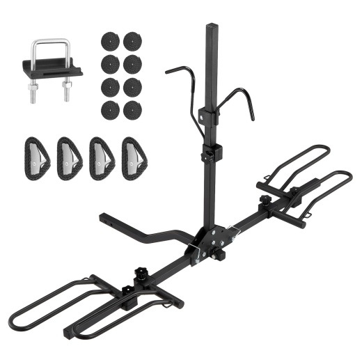Vevor 2-Bike Rack Hitch Mount Folding Carrier for Car, Truck, or SUV