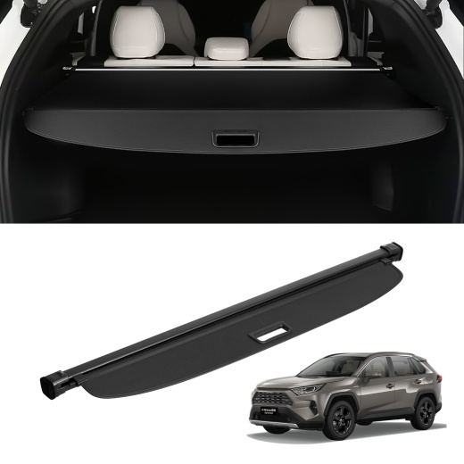 Vevor Retractable Cargo Cover For Toyota RAV4 2019-2024 - Upgrade Your Trunk Space