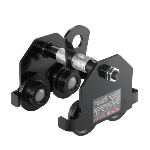 Vevor Manual Trolley - Heavy-Duty Push Beam Trolley with Dual Wheels