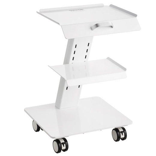 Vevor Lab Trolley, 3-Layer Rolling Lab Cart with Swivel Wheels
