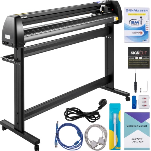Vevor Vinyl Cutter Machine 53In / 1350Mm Led Plotter Printer