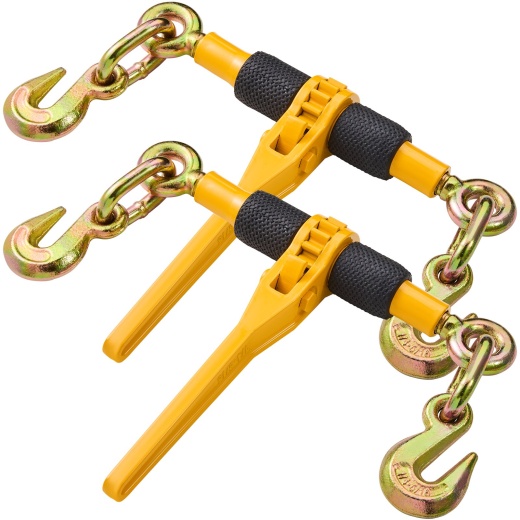 Vevor Chain Binder Ratchet Load Binder 1/4"-5/16" 2600 Lbs For Tie Down 2 Pack