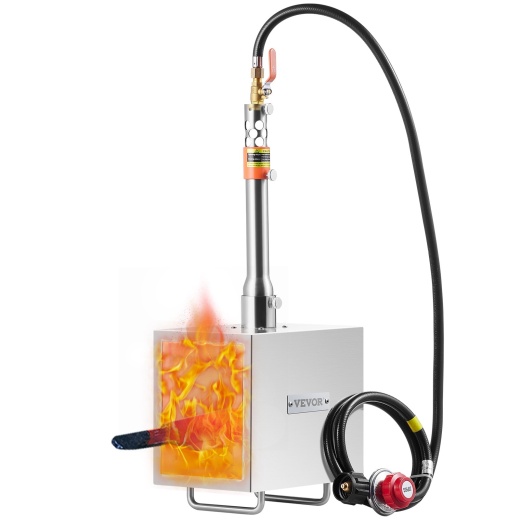 Vevor Portable Propane Forge 1 Burner Farrier Forge 2600℉ Knife Metal Square