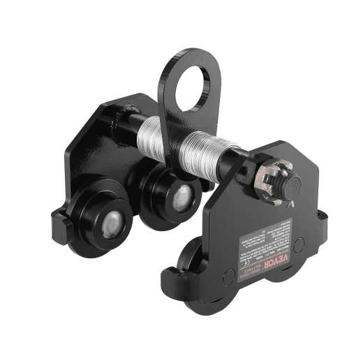 Vevor Manual Trolley - 4400 lbs/2 Ton Load Capacity Push Beam Trolley for I-Beam Flange Width 2.5" to 7"