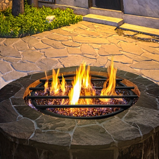 Vevor Heavy Duty Iron Round Fire Pit Grate - 18 inches