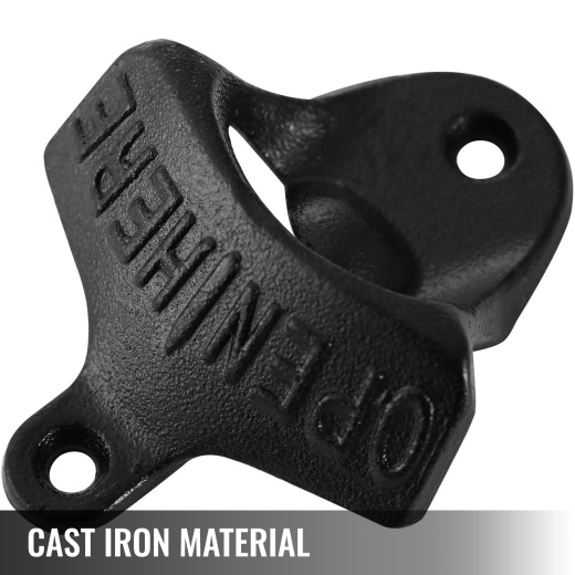 Vevor Cast Iron Bottle Opener - 100 Pcs Rustic Classic Wall Mount