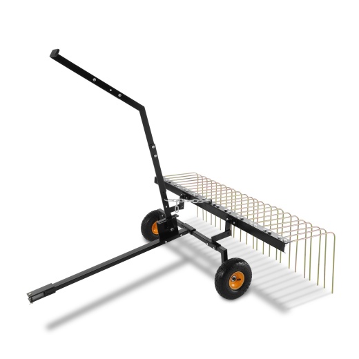 Vevor Tow Behind Dethatcher - 60-Inch Heavy-Duty Lawn Rake
