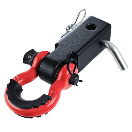 Vevor 2" Trailer Shackle Hitch Receiver D-Ring Recovery for Truck Jeep 52900 Lbs