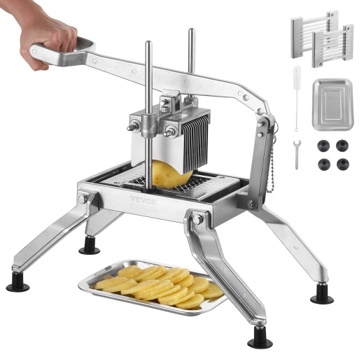 Vevor Commercial Vegetable Slicer - 3/8" and 3/16" Tomato Slicer