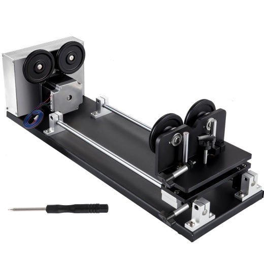 Vevor Rotary Axis Attachment - Precision Laser Engraving on Cylindrical Surfaces