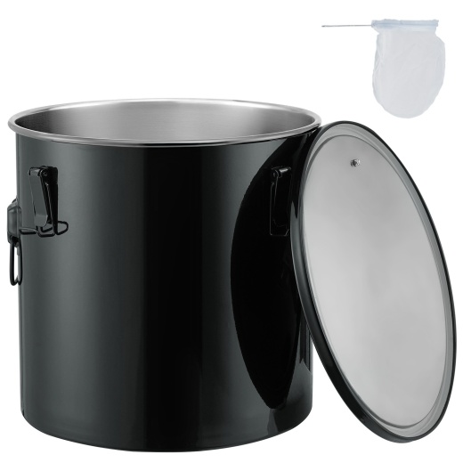 Vevor Fryer Grease Bucket - 8 Gal Oil Disposal Caddy for Commercial Kitchens