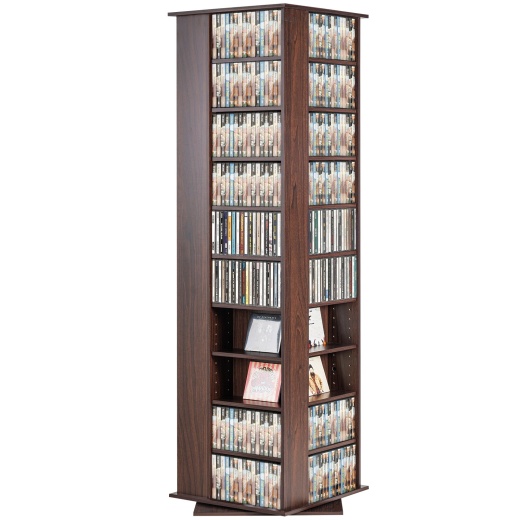 Vevor Spinning Media Tower 4-Sided Revolving Media Tower for 1040 CDs