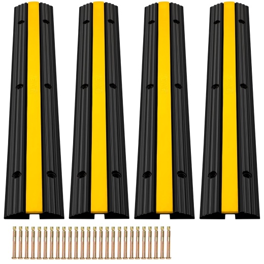 Buy Vevor Cable Protector Ramp - 4 Packs for Heavy Duty Use