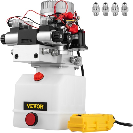 4.5 Quart Double Solenoid Double Acting Hydraulic Pump for Car Lift