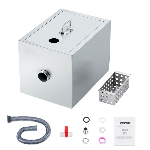 Vevor Commercial Grease Trap - Efficient Grease Separation for Your Kitchen