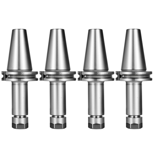 Vevor 4Pcs Cat40 Tool Holder ER16 Collet Chuck Set 100Mm