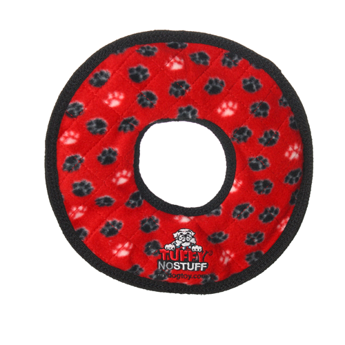 Tuffy No Stuff Ultimate Ring Red Paw