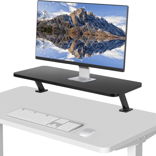Clamp-On Monitor Riser Shelf
