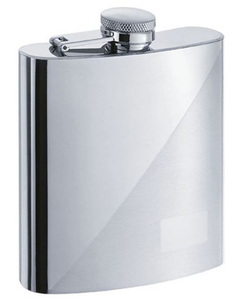 Visol Duo Two-Tone Stainless Steel 8Oz Hip Flask