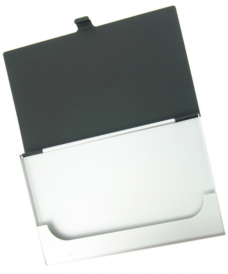 Black Cover Aluminum Business Card Case