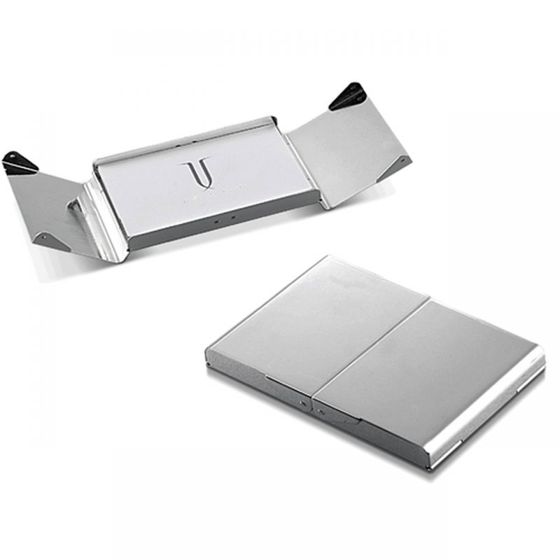 Powell Silver Plated Business Card Case