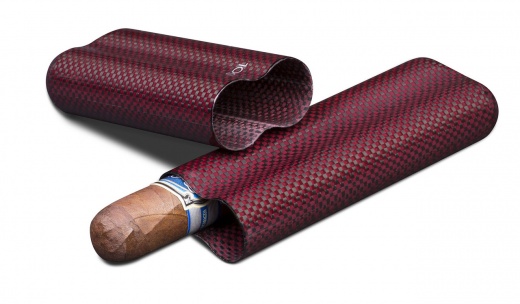 Visol Red Kevlar Lightweight Cigar Case