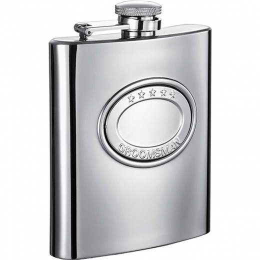 Visol 5 Stars 8Oz Stainless Steel Hip Flask