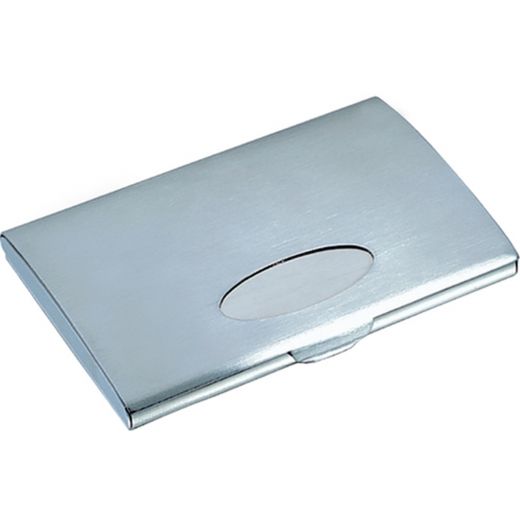Visol Mercury Brushed Business Card Case
